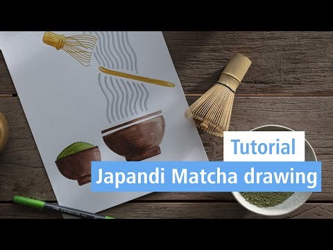 Matcha drawing ▪ DIY Tutorial | STAEDTLER