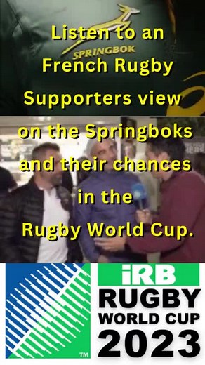 French Rugby Supporters Views on Springboks in Rugby World Cup