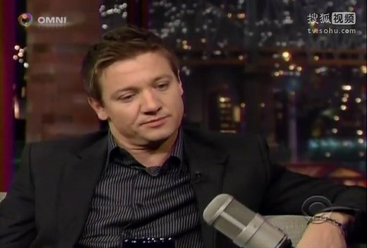 Jeremy Renner on David Letterman