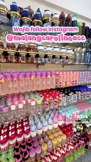 Wow koleksi botol super lengkap 😍 #botoltumbler #botolmurah #botolminummurah #botolminum #botolplastikmurah