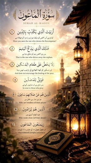 Heart Touching Tilawat | Surah Al Maoon