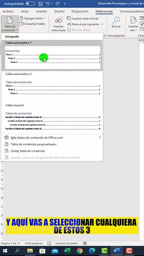 Cómo crear índices automáticos en Word fácilmente