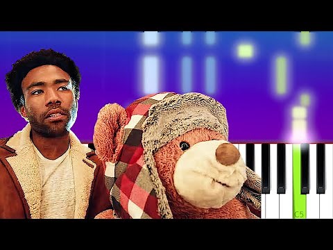 Childish Gambino - 3005 (Piano tutorial)