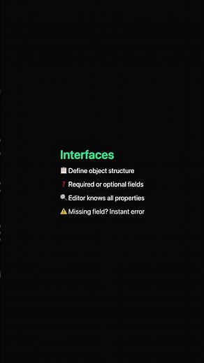 TypeScript Interfaces — Define Object Shapes