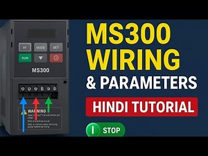 “How to Set Up Delta MS300 Drive | Wiring, Parameters & Motor Run Test” #DeltaMS300 #VFDWiring