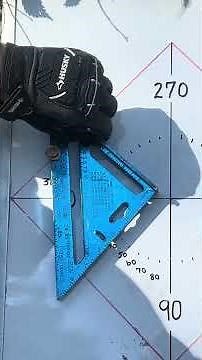 Mastering the Speed Square (Part 1) #SpeedSquare #diy #youtubeshorts #construction #carpentry