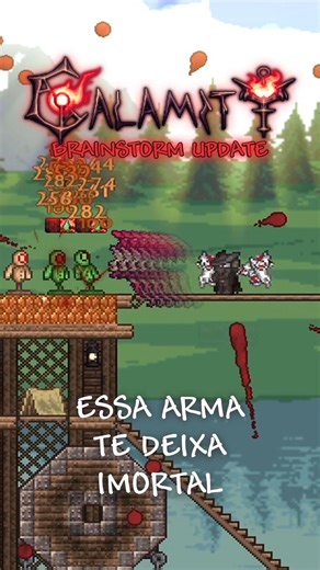 Essa ARMA TE DEIXA IMORTAL no NOVO Calamity #terraria #calamity #shorts