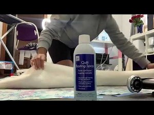 How to spray baste a quilt