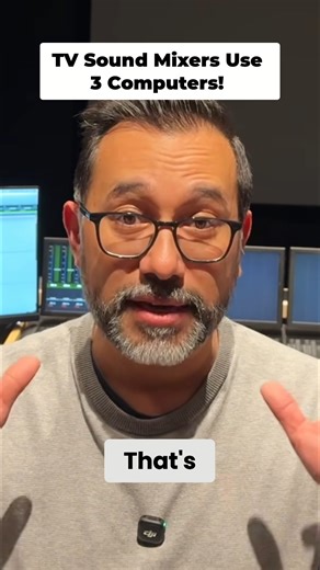 Mastering Post-Production Sound on Instagram: "Your favorite TV episode gets mixed in THREE DAYS! 3 Days! (And sometimes 1-2) Not recorded. Not edited. MIXED.🎚 😳 That’s why Hollywood sound teams don’t just use one computer… they use THREE. Because while one person is shaping dialogue and music… another is building all the sound effects, backgrounds, and foley at the same time (pre dubs). Then we hook up and get the mix to stand up! It’s fast. It’s intense. And it’s the only way shows actually 