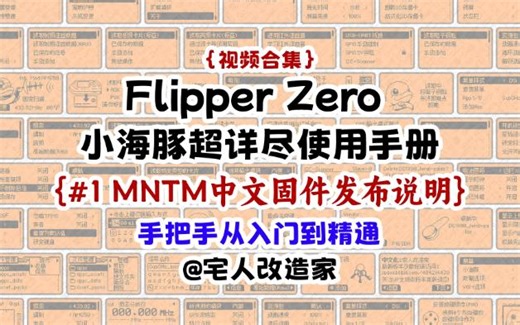 【教程】Flipper Zero MNTM中文固件发布