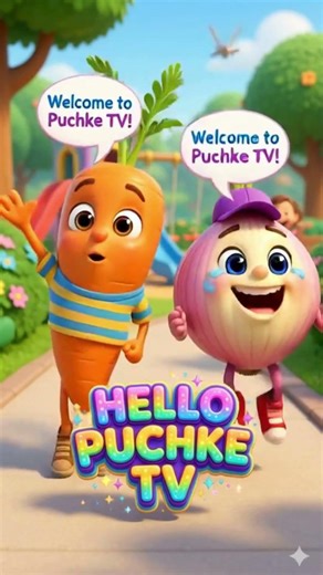 Funny Kids Cartoon Video | Talking Food Animation | Hello Puchke TV