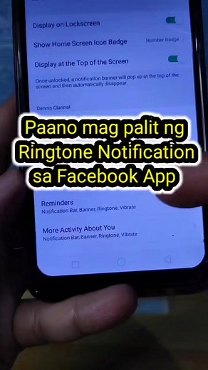 23K views · 606 reactions | Paano mag Palit ng Ringtone Notification sa Facebook app "Tip and Tutorial" #boszdenz #ringtone #notifications #facebook #facebookvideo #facebookreels #facebookpost #FacebookPage #facebookapp #fb #fbpost #fbreels #mobile #mobileapp #mobilephone #android #androidphone #smartphone #cellphone #phone #video #tips #tip #tutorial | BOSZ DENZ | Facebook