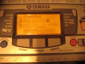 Yamaha PSR-280 Demo Song #10: "Honky-Tonk Piano"