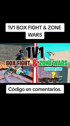 1V1 Box Fight and Zone Wars: Exciting Fortnite Map for Practice