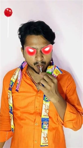 Offering blue and orange candy lollypop taste by jolly lolly