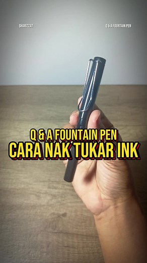 Cara Tukar Ink Fountain Pen dan Refill Ink Q&A: Tutorial Lengkap