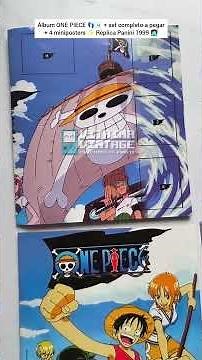 Álbum ONE PIECE 👣☠️ + set completo a pegar + 4 miniposters ✨