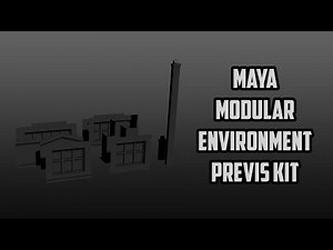 Maya modular Environment Previs Kit