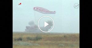 Russian Soyuz capsule lands in Kazakhstan