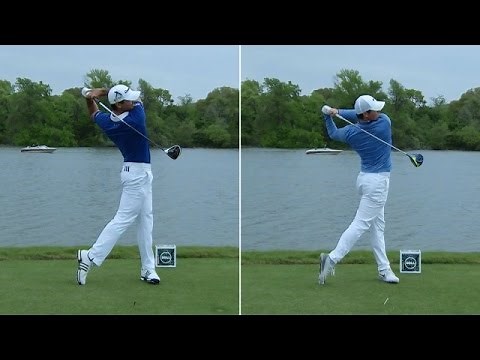 Jason Day and Rory McIlroy's swing comparison at Dell Match Play