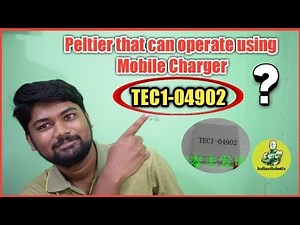 Peltier Module that can operate using Mobile Charger || TEC1-04902 || #IndianRobotix