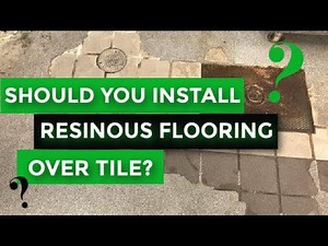 Should You Install Resinous Floors Over Tile?