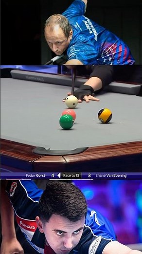 Perfect Break and Run by Fedor Gorst Against Shane Van Boening | US OPEN POOL CHAMPIONSHIP #shorts
