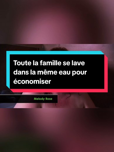 Économie d'eau : toute la famille se lave ensemble