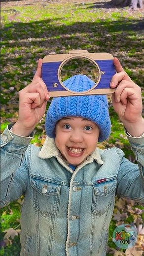 Let’s Make a Cardboard Camera! ✂️ #kids #diy