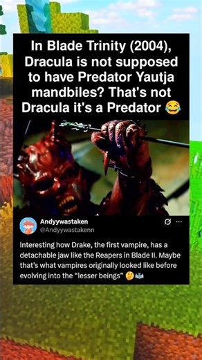 Blade Trinity’s Dracula Looks WAY Too Predator-Like 👀