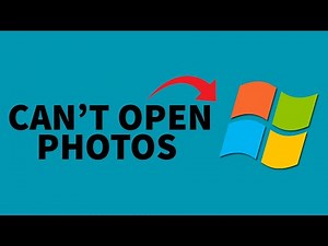 How to Fix Can't Open Photos on Windows 11?