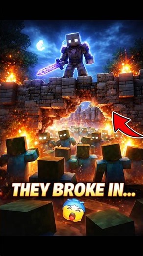 Zombies Tried to Break My Village Walls… 😱🧟 | Hardcore Day 347–376