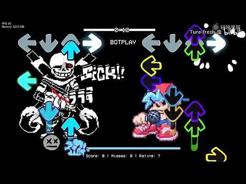 Ink Sans Phase 3 - Shanghaivania FNF link in description