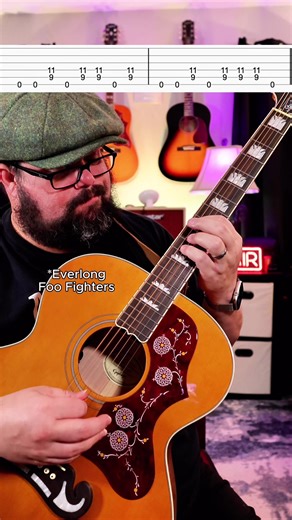 Everlong Easy Guitar Tutorial! @Gibson Guitar #GuitarTok #GuitarTutorial #guitar #myepiphone #fyp