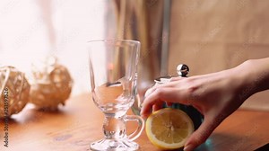 Blue Butterfly Pea tea from flowers Clitoria on the table in the cafe. A floral, exotic, blue Thai tea, which help to promote weight loss. Wellness and Detox.