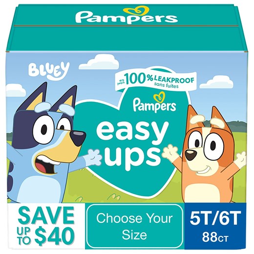Pampers Easy Ups Training Pants Underwear, Sizes 2T-6T - Samsclub.com
