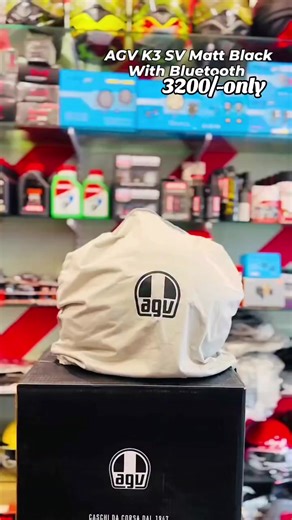 AGV K3 SV Matt Black Helmet Now Available!