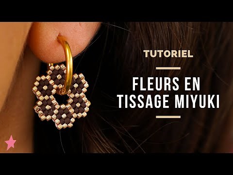 Tutorial | Flower-shaped bead weaving: easy and quick!
