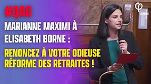 104K views · 2.8K reactions | ️ « Votre réforme des retraites n’a rien d’économique. Elle est purement idéologique. Une idéologie de malheur, où il faut travailler jusqu’à la mort pour qu’une poignée s’enrichisse toujours plus. » - Marianne Maximi #DirectAN #QAG | La France insoumise à l'Assemblée nationale | Facebook