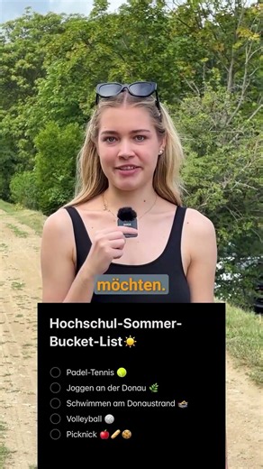 ☀️ Ich zeige dir meine Hochschul-Sommer-Bucket-List.✅Was möchte ich in Krems erleben? #imckrems