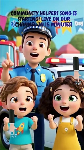 Community Helpers Song IS STARTING! 🚨 (LIVE IN 15 MINUTES!) | Arda And Maya #shorts