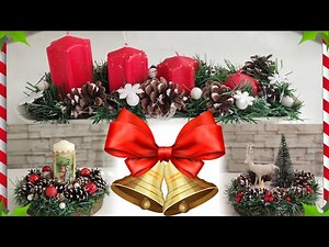 Christmas decor DIY- Napravite sami novogodišnju dekoraciju od šišarki ‍🎄 3 ideje