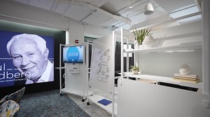 Global Furniture Group's products are about flexibility and collaboration in the office, while still considering the need for breakaway focus work. | Interior Design Magazine