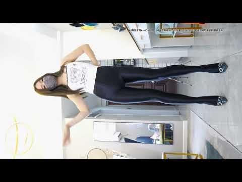 Cute Model High Heels Dance in Black Tight Pants黒のタイトパンツ×ハイヒールで魅せる可愛いモデルダンス블랙 타이트 팬츠 하이힐 큐트 모델 댄스