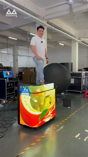 Milestrong LED Display on Instagram: "A front desk LED display that moves easily and adapts to multiple scenarios✨ Designed for flexibility, it delivers dynamic visuals at reception areas, event spaces, and more — adding a modern touch wherever it's placed📺🚀 😊For inquiries or more info, pls contact us for the best services. 📫E-mail: admin@mile-strong.com 📞WhatsApp: +86 181 5331 6633 🌐https://www.mile-strong.com/ #MileStrong #leddisplayfactory #ledscreen #leddisplay #frontdesk"