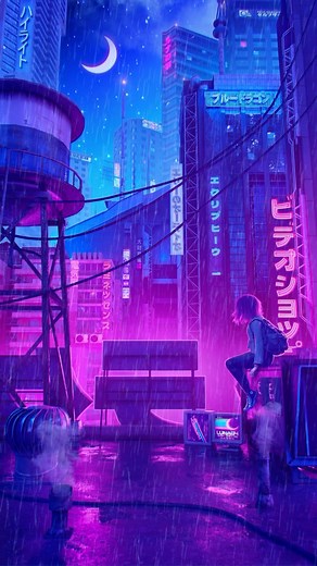 Andy Harbeck | ＮΞＯＮ░ＳΞＣＬＵＳＩＯＮ （え竹愛）🌙 💫🌃 Follow @andyharbeck for more digital art synthesizing cyberpunk, synthwave, vaporwave, LoFi art styles all in a... | Instagram