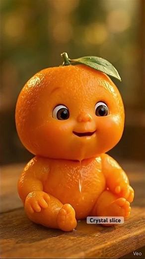 Bu Portakal Çok sevimli 🍊 This Orange is TOO Cute 🍊 Cute Food #asmr #relaxing #recipe #reels ASMR