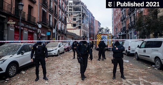 Madrid Explosion Leaves at Least 3 Dead
