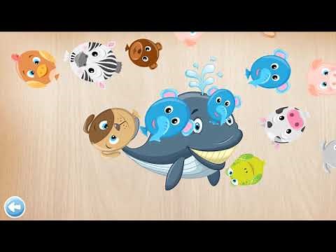 Puzzle 4 Kids Animals - Learn Animals Names and Sounds - Education App for Kids #4