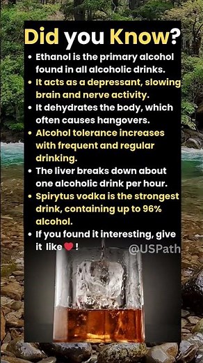 Did you know "spirytus vodka is the strongest drink containing 96% of alcohol"?